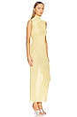 view 2 of 3 Lagoon Maxi Dress in Yellow Gingham