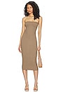view 1 of 3 Ebrill Strapless Knit Dress in Army Green