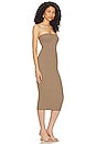 view 2 of 3 Ebrill Strapless Knit Dress in Army Green