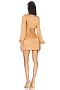 view 3 of 3 Krista Mini Dress in Soft Gold