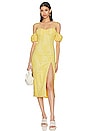 view 1 of 4 Clemence Midi Dress in Buttercream Yellow