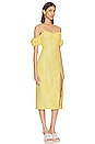view 2 of 4 Clemence Midi Dress in Buttercream Yellow