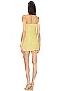 view 3 of 4 Rosalina Mini Dress in Buttercream Yellow