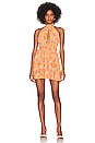 view 1 of 3 Hedi Mini Dress in Orange Floral