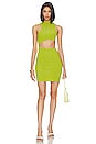 view 1 of 3 Rizzel Cutout Mini Dress in Lime