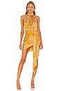 view 1 of 3 Antonia Mini Dress in Gold Tropical
