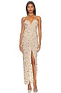 view 1 of 4 Tonia Embellished Maxi Dress in Neutral