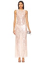 view 1 of 4 Rena Lace Maxi Dress in Nude