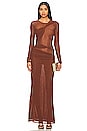 view 1 of 3 Tatiana Maxi Dress in Brown