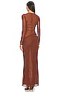 view 3 of 3 Tatiana Maxi Dress in Brown