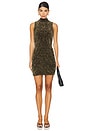 view 1 of 3 Robyn Cable Dress in Olive Green