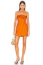 view 1 of 4 Ila Strapless Mini Dress in Desert Orange