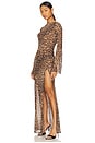 view 2 of 3 Janiero Midi Dress in Leopard Multi