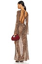 view 3 of 3 Janiero Midi Dress in Leopard Multi