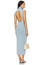 view 1 of 4 Phoebe Midi Knit Dress in Icy Blue