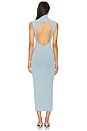 view 4 of 4 Phoebe Midi Knit Dress in Icy Blue
