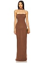 view 1 of 3 ROBE DE SOIRÉE TERESE in Brown
