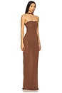 view 2 of 3 ROBE DE SOIRÉE TERESE in Brown
