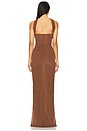 view 3 of 3 ROBE DE SOIRÉE TERESE in Brown