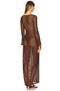 view 3 of 3 Krina Maxi Dress in Dark Brown