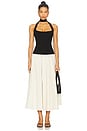 view 1 of 4 Andrade Midi Dress in Black & White