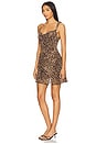 view 3 of 4 Ines Mini Dress in Leopard Multi