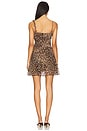 view 4 of 4 Ines Mini Dress in Leopard Multi