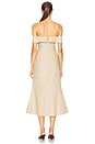 view 3 of 3 Harlow Linen Midi Dress in Flax