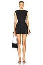 view 2 of 4 Harlow Linen Mini Dress in Black