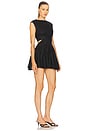 view 3 of 4 Harlow Linen Mini Dress in Black