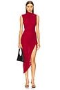 view 1 of 3 Paulino Midi Dress in Oxblood