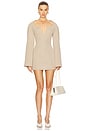 view 1 of 3 Leona Mini Dress in Flax