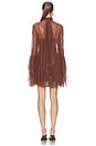 view 3 of 4 VESTIDO NORMA in Chocolate Brown