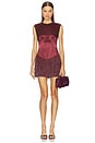 view 1 of 4 VESTIDO PEYTON in Burgundy