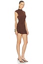 view 2 of 4 Evalda Mini Dress in Chocolate