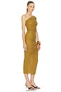 view 2 of 3 Aleda Midi Dress in Chartreuse