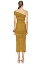 view 3 of 3 Aleda Midi Dress in Chartreuse