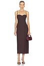 view 1 of 4 Noeme Midi Dress in Oxblood
