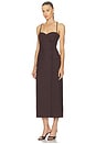 view 3 of 4 Noeme Midi Dress in Oxblood