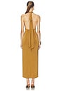 view 3 of 3 Jaci Midi Dress in Ochre