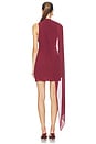 view 3 of 3 Casilda Mini Dress in Oxblood