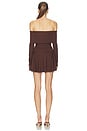 view 3 of 3 Olesya Mini Dress in Chocolate Brown