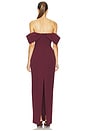 view 3 of 3 Carina Maxi Dress in Oxblood