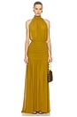 view 1 of 3 Yaritza Gown in Chartreuse