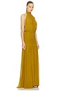 view 2 of 3 Yaritza Gown in Chartreuse