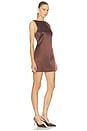 view 2 of 3 Maly Mini Dress in Chocolate Brown