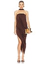 view 1 of 5 Imarisa Midi Dress in Espresso