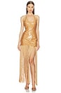 view 1 of 4 Ankira Maxi Dress in Bronze