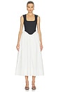 view 1 of 3 Dalia Maxi Dress in Black/white
