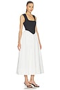 view 2 of 3 Dalia Maxi Dress in Black/white